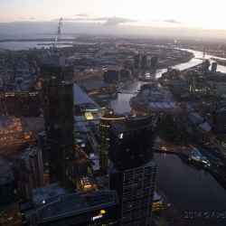 Blick vom Eureka 88 Skydeck