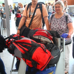 Ulrich und Ulrike (auch Rita) abflugbereit