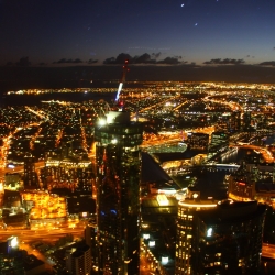 Blick vom Eureka 88 Skydeck