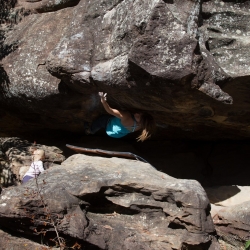 Katinka flashing "Crack Attack", V6