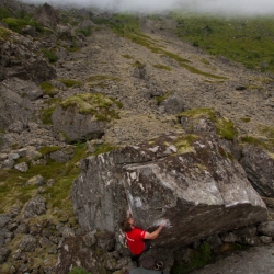 Paul Notdurfth in "Cheater an die Wand" - fb7B (Third Ascent)