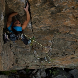 Miriam Schulz, 6b+ trad