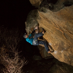 First Ascent: Jochen Perschmann in "Terrormeer", fb8A